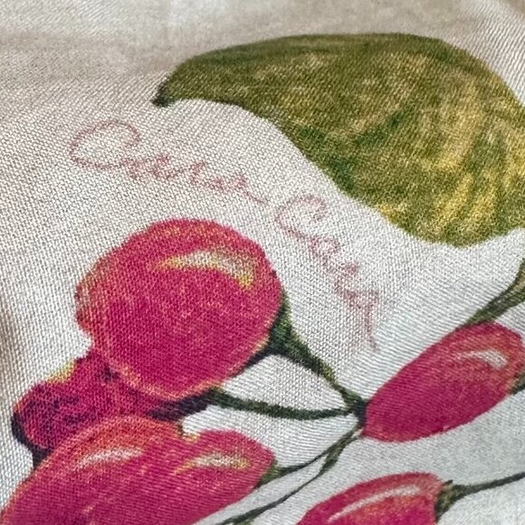 Cara Cara Mimi Off-Shoulder Dress Botanical Floral Berry Print Size Small NWOT - Picture 7 of 14